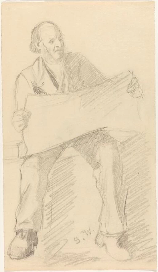 Uomo in lettura - The National Museum, Oslo